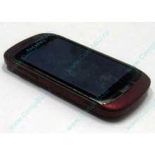 Красно-розовый телефон Alcatel One Touch 818 (Иркутск)