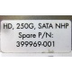 HP HD 250G SATA NLP Spare P/N 399699-001 (Иркутск)