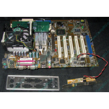 Материнская плата Asus P4PE (FireWire) с процессором Intel Pentium-4 2.4GHz s.478 и памятью 768Mb DDR1 Б/У (Иркутск)