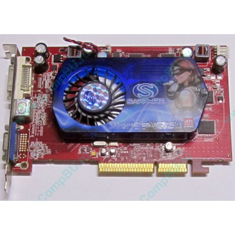 Б/У видеокарта 512Mb DDR2 ATI Radeon HD2600 PRO AGP Sapphire (Иркутск)